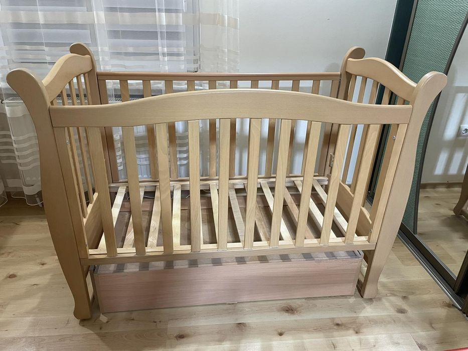 Дитяче ліжечко Соня Верес з матрасом