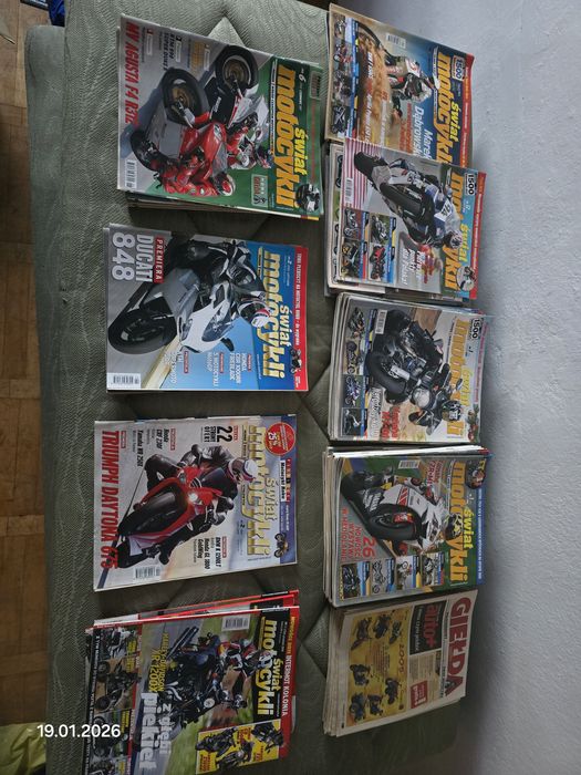 Magazyn Świat motocykli 44szt