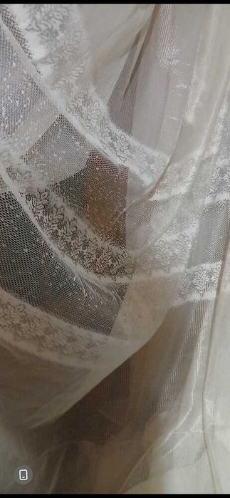 Шикарнейший ОТРЕЗ тюли ЖАККАКРД 5м
