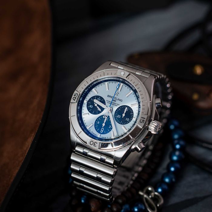 Breitling Chronomat B01 – Ice Blue – Platinum
