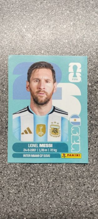 Cromo Messi Mundial
