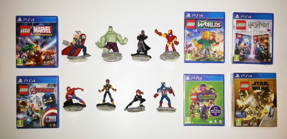 Jogos PS4 - Lego + Marvel + Disney Infinity