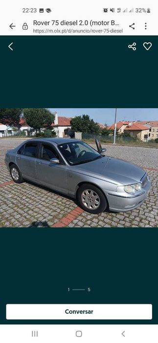 Rover 75 – Este clássico compacto de 1999 para venda