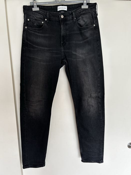 Calcas de ganga Cinzentas Calvin Klein W36 L32