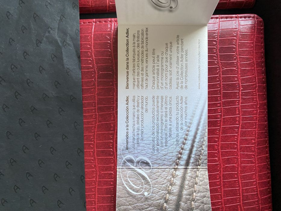 Skórzane eleganckie notatniki zestaw