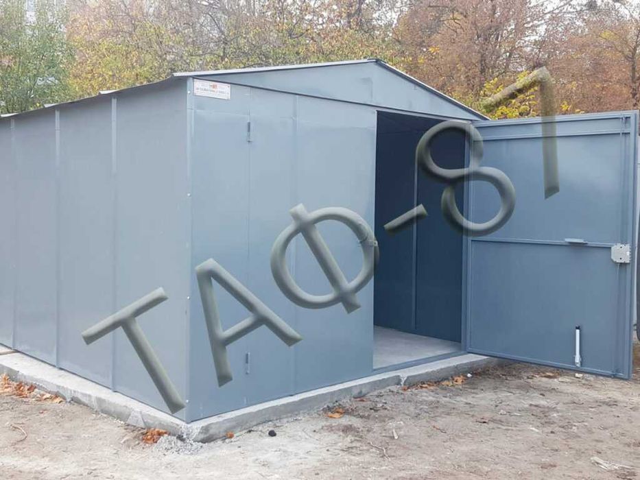 Гараж металевий розбірний доставка, монтаж та гарантія якості
