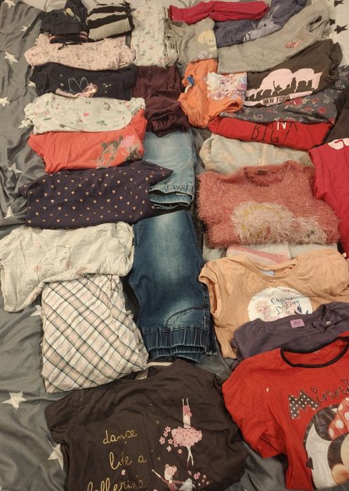 MEGA paka dla dziewczynki 122/128