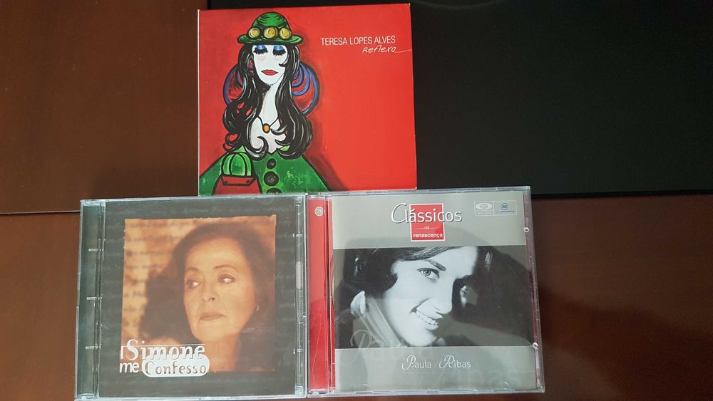 3 CD's - Simone de Oliveira + Paula Ribas + Teresa Lopes Alves