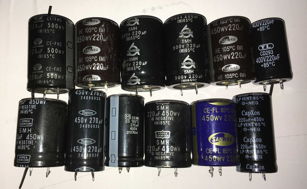 Конденсатор 330mf 400v демонтаж