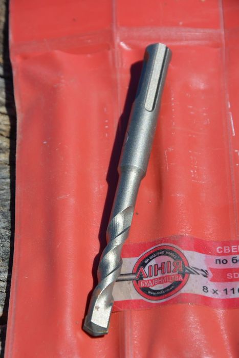 Бур для перфоратора 8*110. Свердло по бетону.