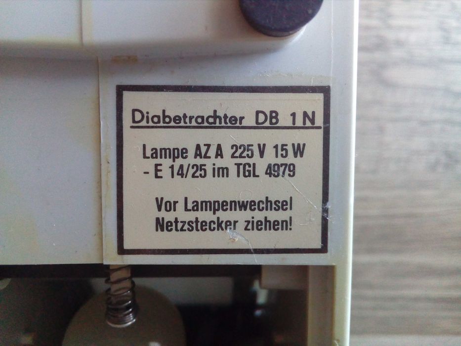 przeglądarka slajdów PENTACON bd 1b made in gdr 2 sztuki