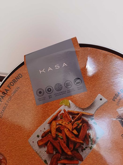 Fritadeira com Cesto Antiaderente Alumínio 26cm Forno Copper