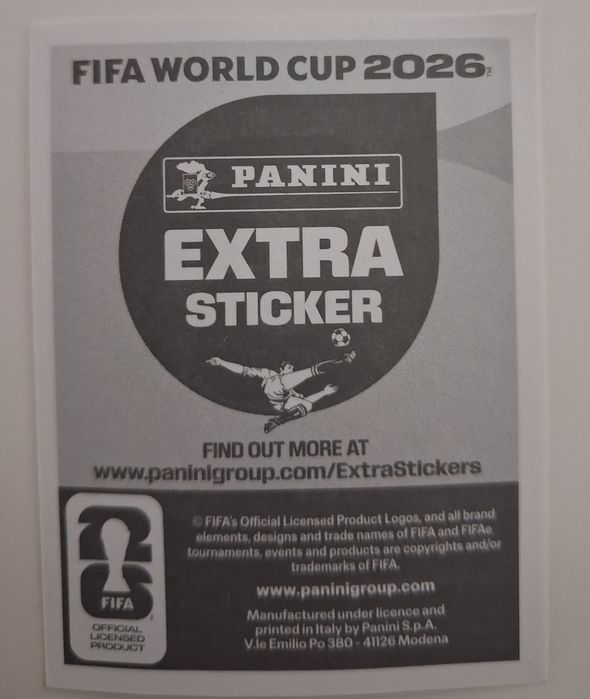 Ronaldo extra sticker