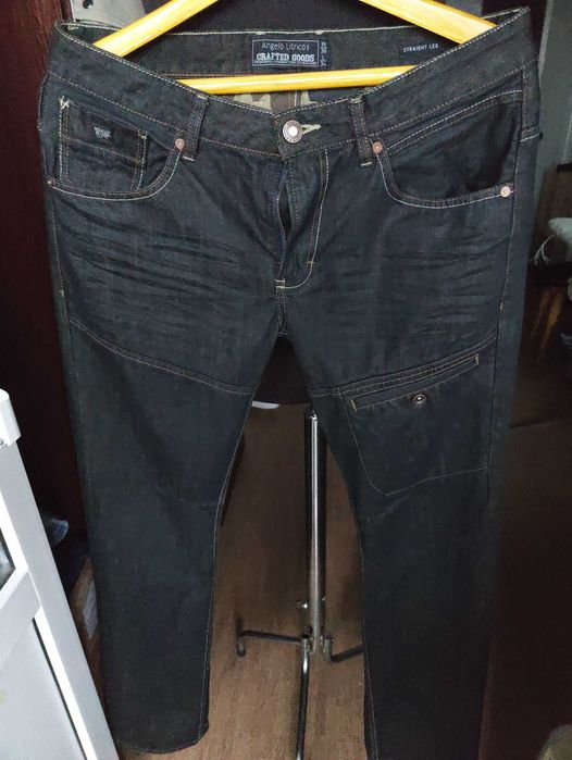 Джинсы Angelo Litrico jeans Germany w36 dark grey navy.