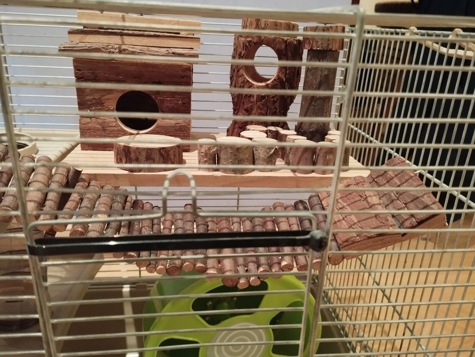 Klatka dla chomika zestaw