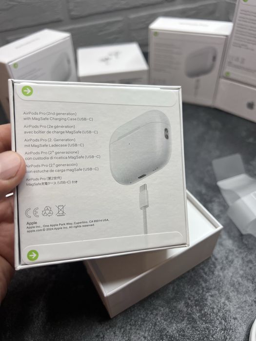 Airpods pro 2 Оновлений Чіп lux якість 1:1 бездротові навушники Є Опт