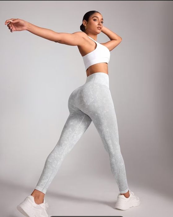 Лосини НОВІ білі для спорту фітнесу S