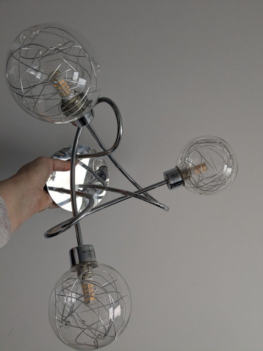 Lampa sufitowa z żarówkami REZERWACJA