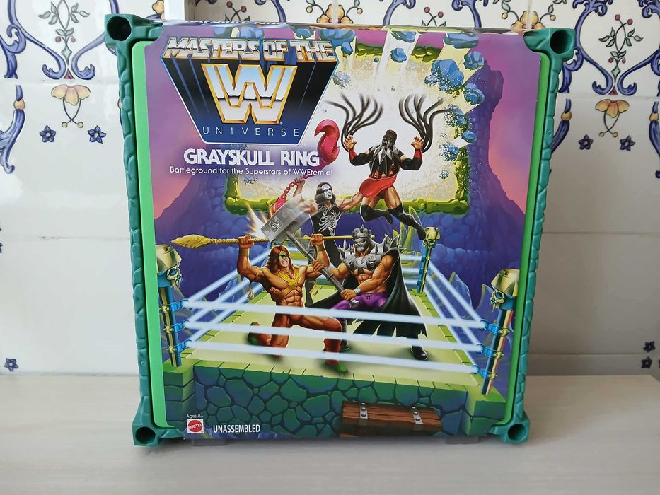 wwe ringue wrestling figuras masters universe cintos campeao bonecos