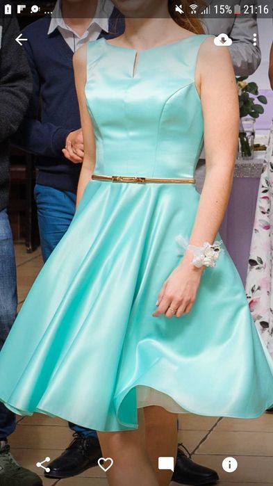 Очень красивое платье! Цвет бирюза!