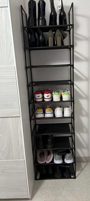 Przechowywanie dom 10 poziomów na pudełka wysokie szary