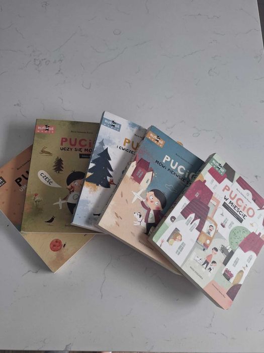 Praktycznie nowe książeczki przygód Pucia