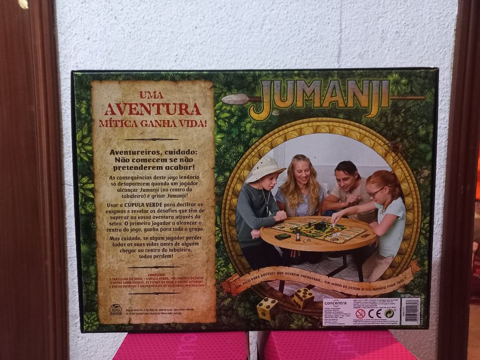 Jogo de tabuleiro Jumanji.  NOVO