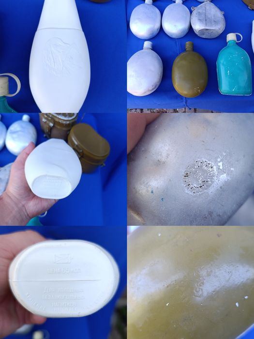 Советскиая армейская военная фляга СССР алюминиевая  для коллекции