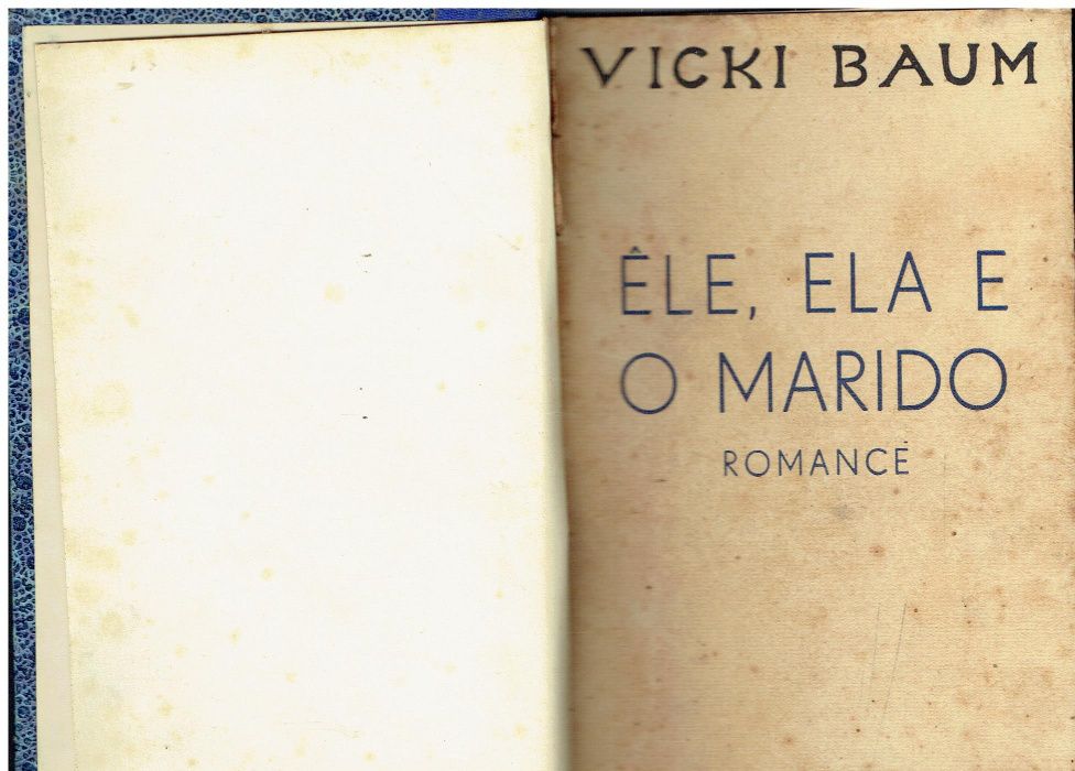 1127 - Literatura - Livros de Vicki Baum (Vários )