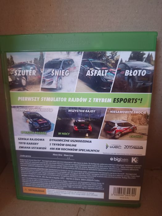 WRC 5 gra Xbox One