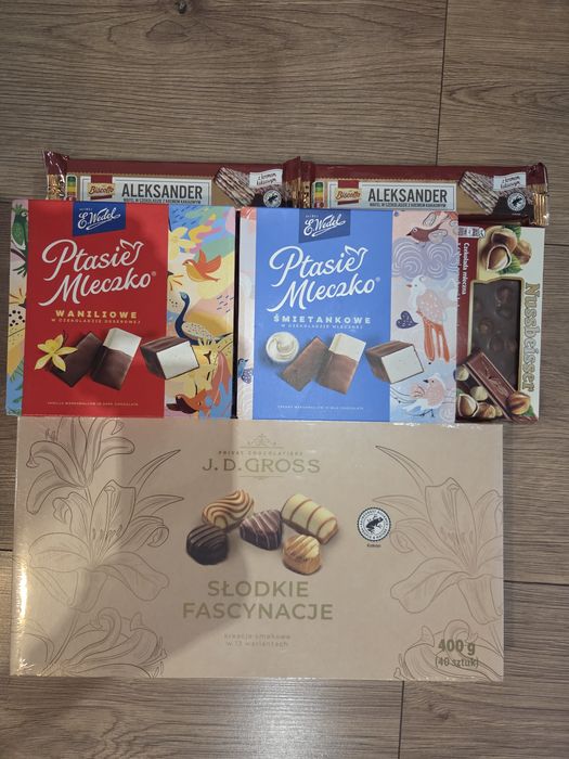 Duży zestaw słodyczy