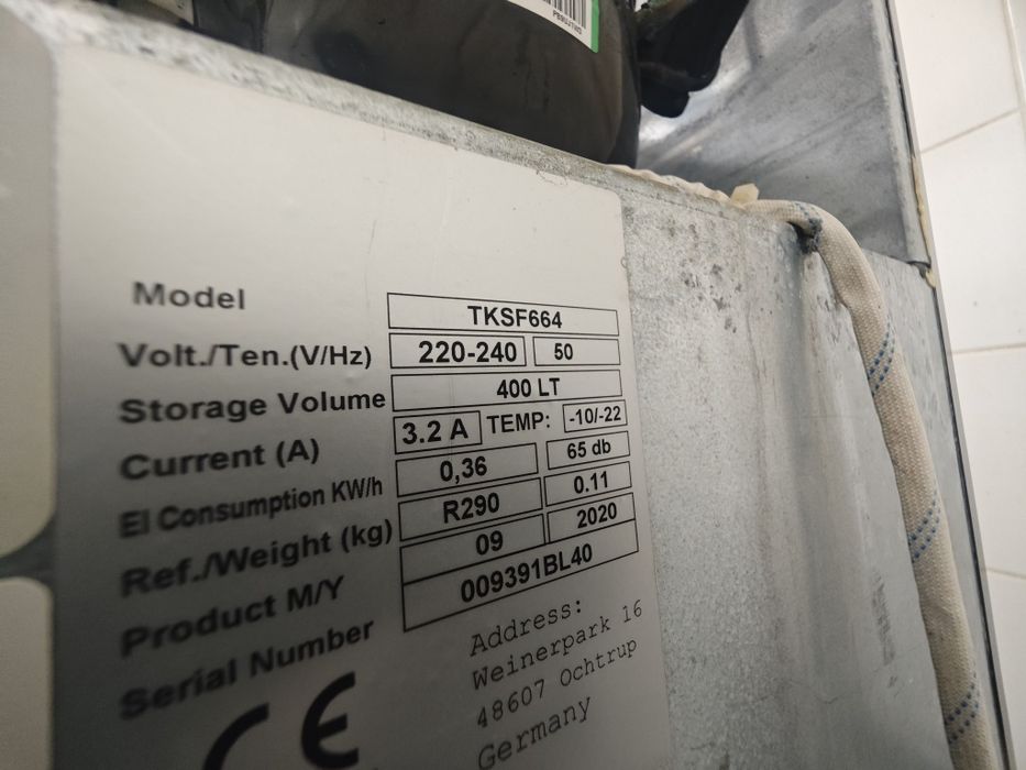 Морозильна шафа 400 л Ggmgastro 2020 рік