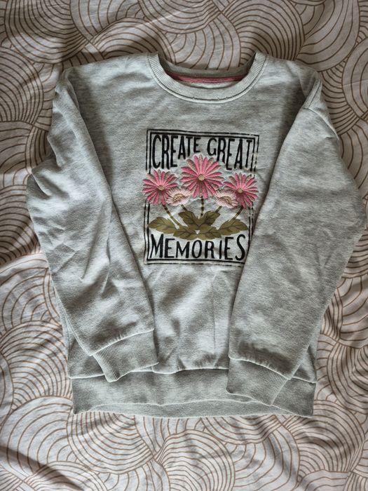 Дитячі кофти на зріст 144-150см, сірі/білі, зимові/осінні