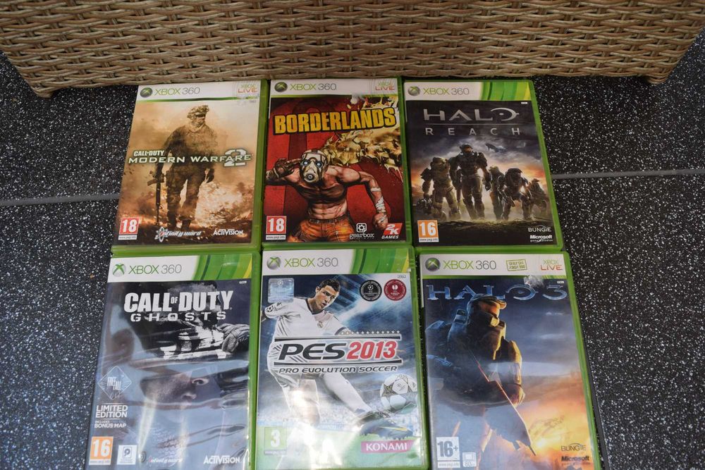 X BOX 360***7 Gier Różne*Oryginał Okazja Olsztyn Dajtki Wysyłka