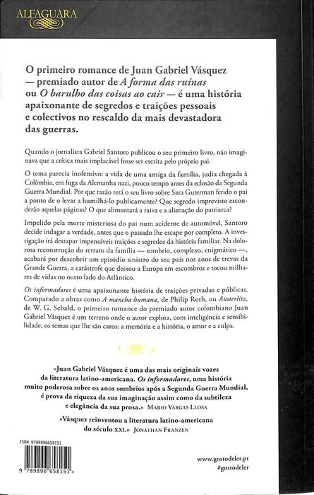 "Os Informadores" de Juan Gabriel Vásquez [Novo]