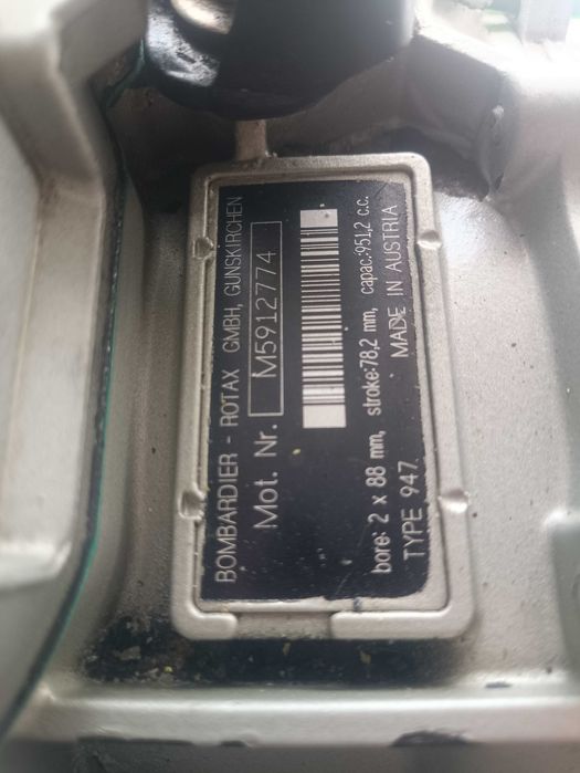 Silnik Bombardier Rotax Typ 947 po generalnym remoncie