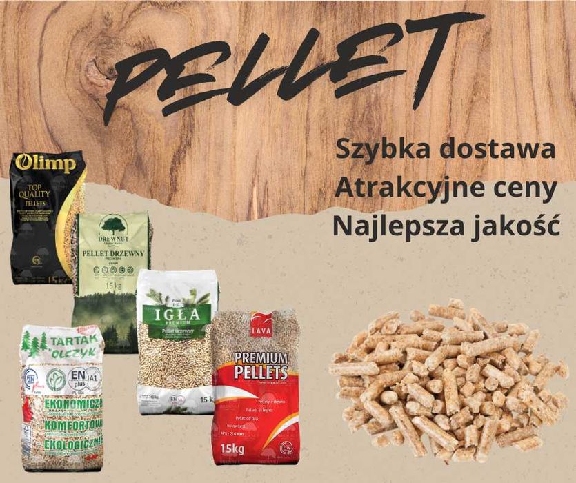 Pellet NAJTAŃSZY oraz  Barlinek Lava Feniks Olimp Olczyk A1 A2