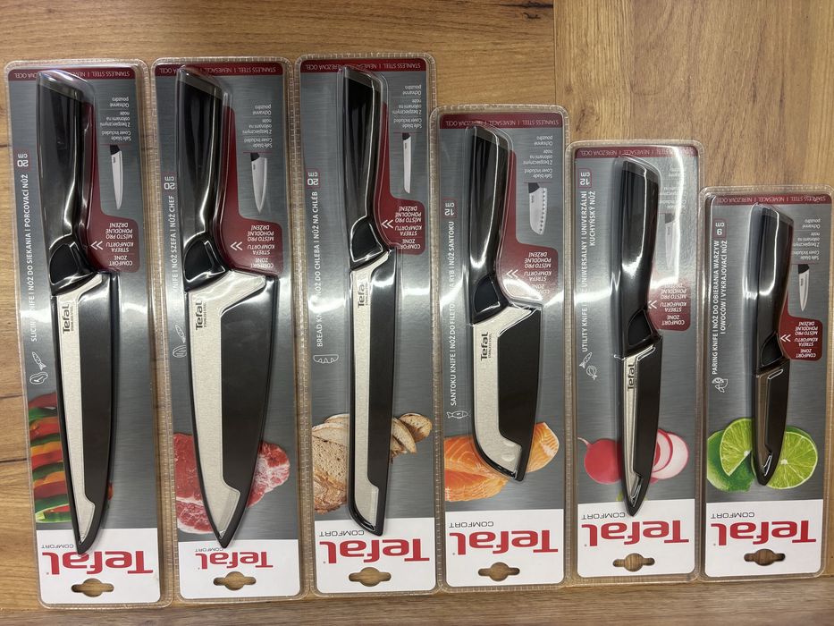 Zestaw noży Tefal 6szt OKAZJA