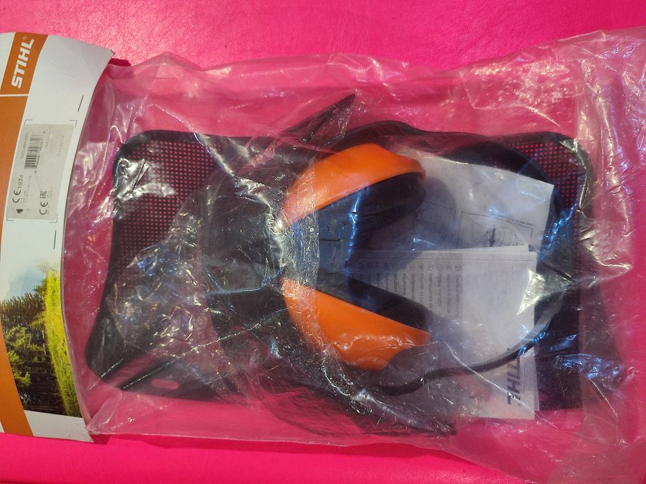 Наушники с защитой Stihl, Каска строительная, Мото каска, Защита лица