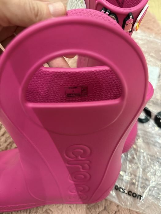 Чоботи для дощу гумачки резиновые сапоги Crocs крокси j3 34-35