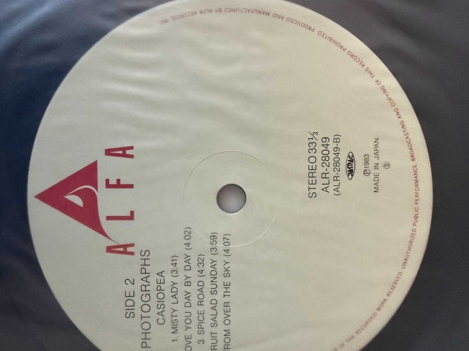 Casiopea – Photographs | ALR‑28049 (Japan, record NM)
