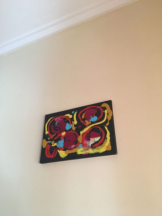 Quadro pintura abstrata