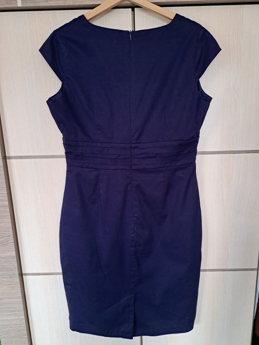 Granatowa damska sukienka Quiosque  rozmiar L -40