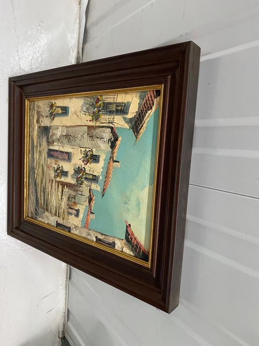 Quadro antigo pintado a óleo