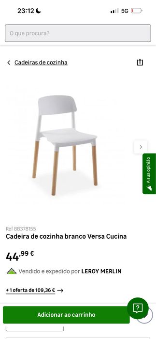 Conjunto de 4 cadeiras