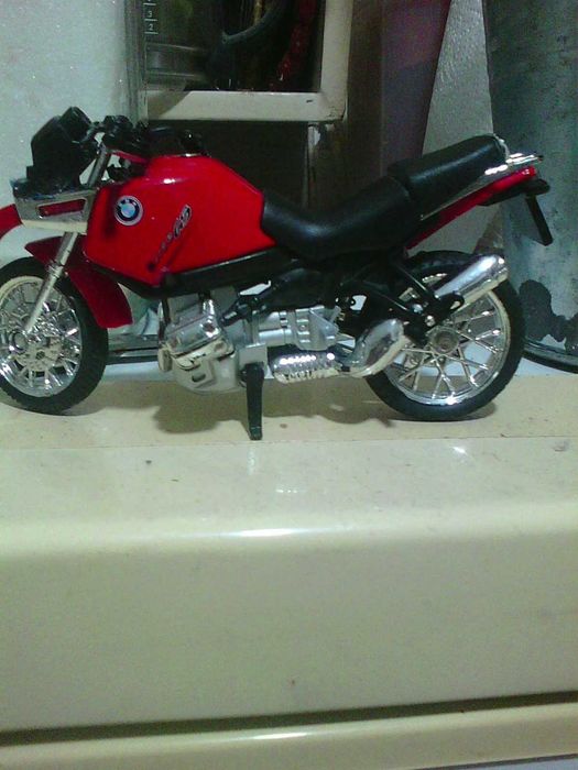 mota diecast welly BMW R 1100 GS rot / 1:18
