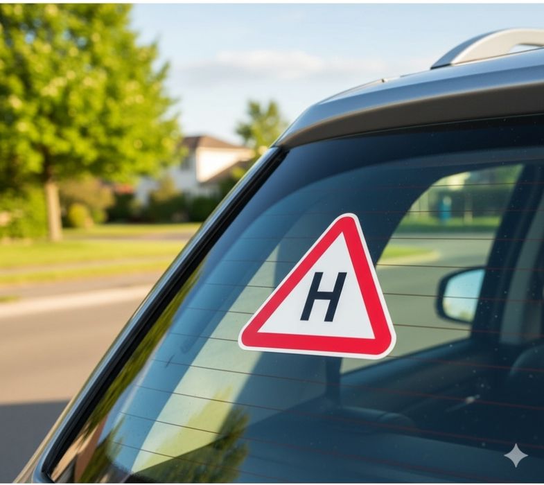 Наліпки знаки для водіїв на авто