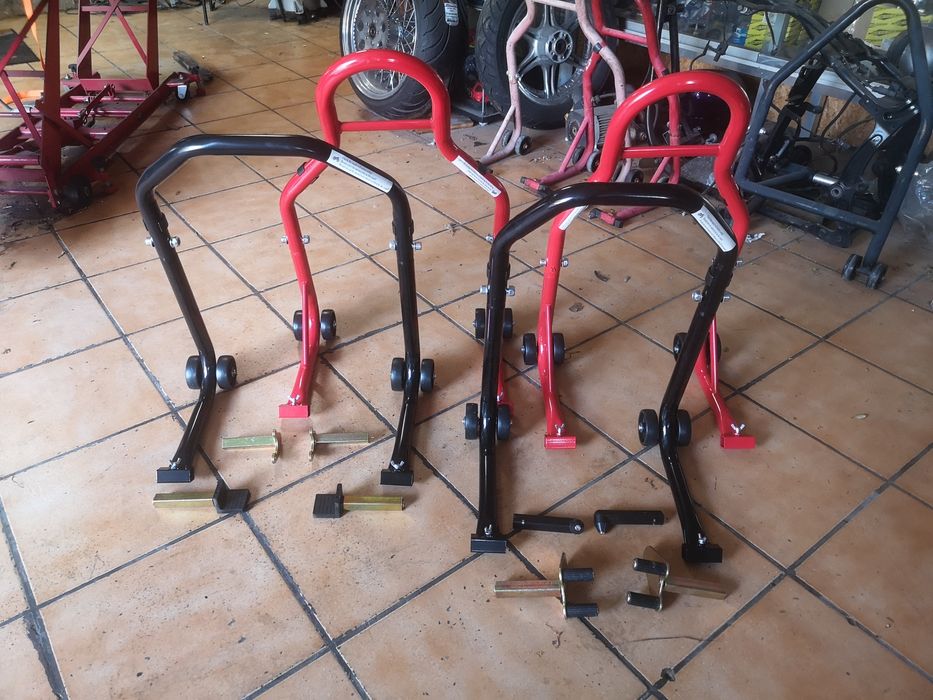 Cavalete de mota frontal traseiro
