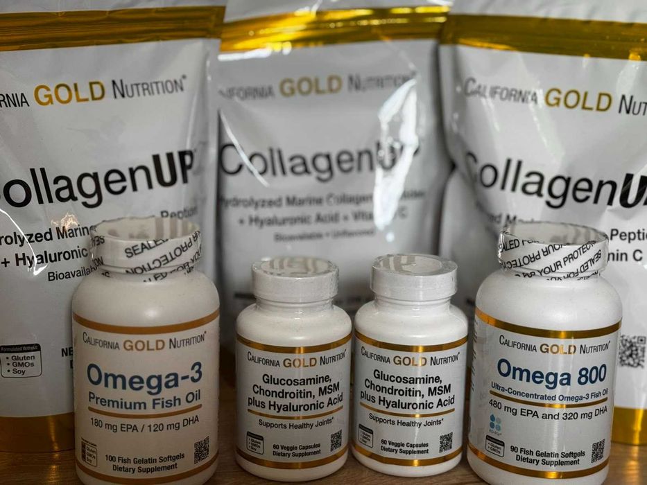 Колаген морський California Gold Nutrition хондроїтин омега глюкозамін
