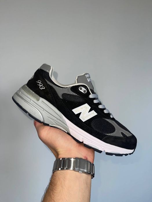 Кросівки Чоловічі New Balance 993 ‘Black White Grey’ 40-45 Топ